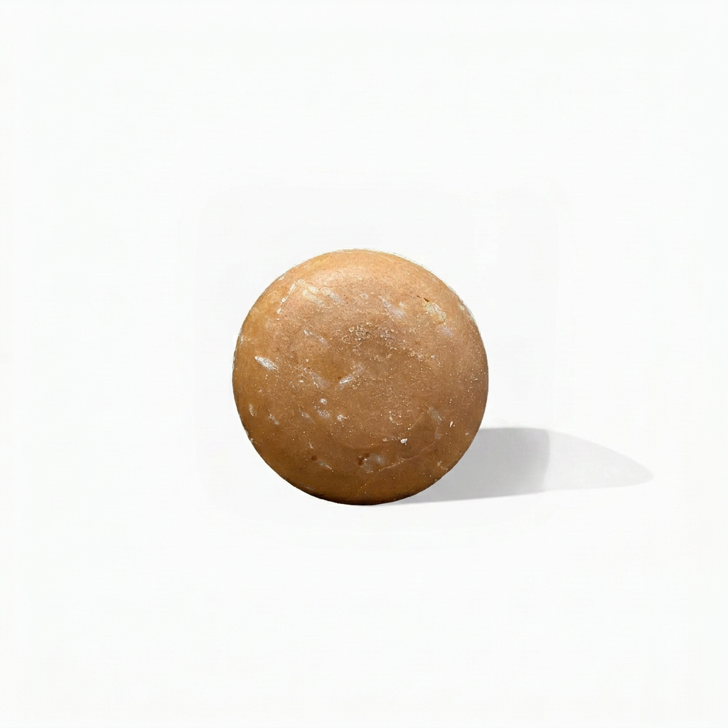 Pumpkin Shampoo Bar on a near-white background with a soft shadow