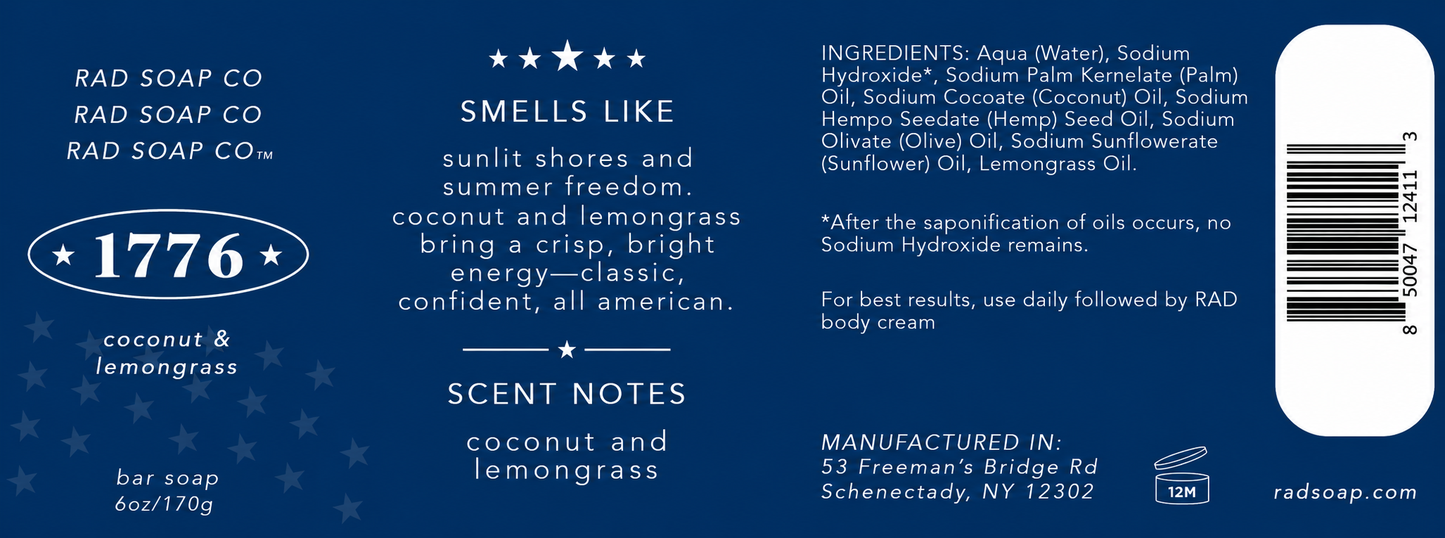 1776 Bar Soap